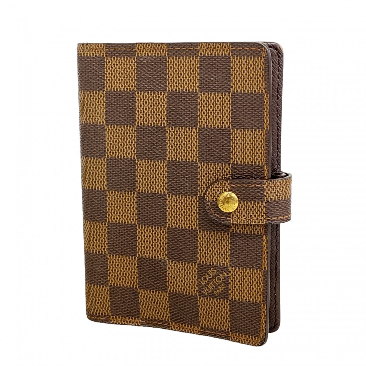 ★SALE【6gd4784】ルイヴィトン 手帳カバー ダミエ アジェンダPM R20700 エベヌ【中古】メンズ レディース ユニセックス