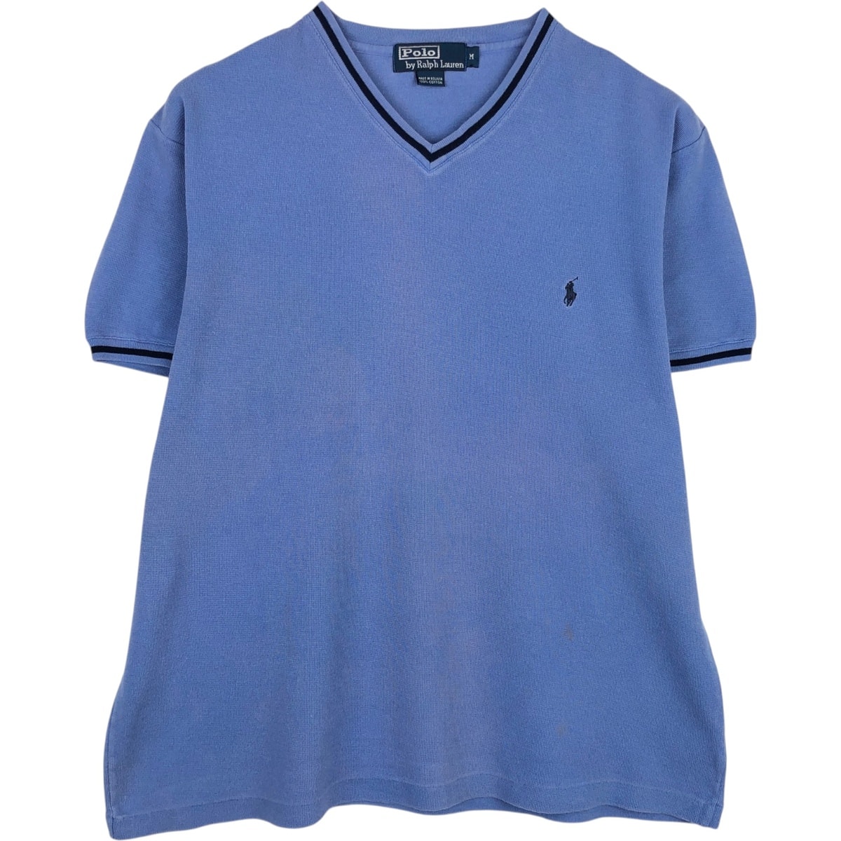 古着 ラルフローレン Ralph Lauren POLO by Ralph Lauren Vネック 半袖 ワンポイントロゴTシャツ メンズM相当/eaa648277