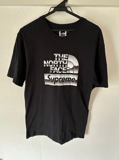 Supreme x The North Face Metallic Logo T-Shirt "Black"