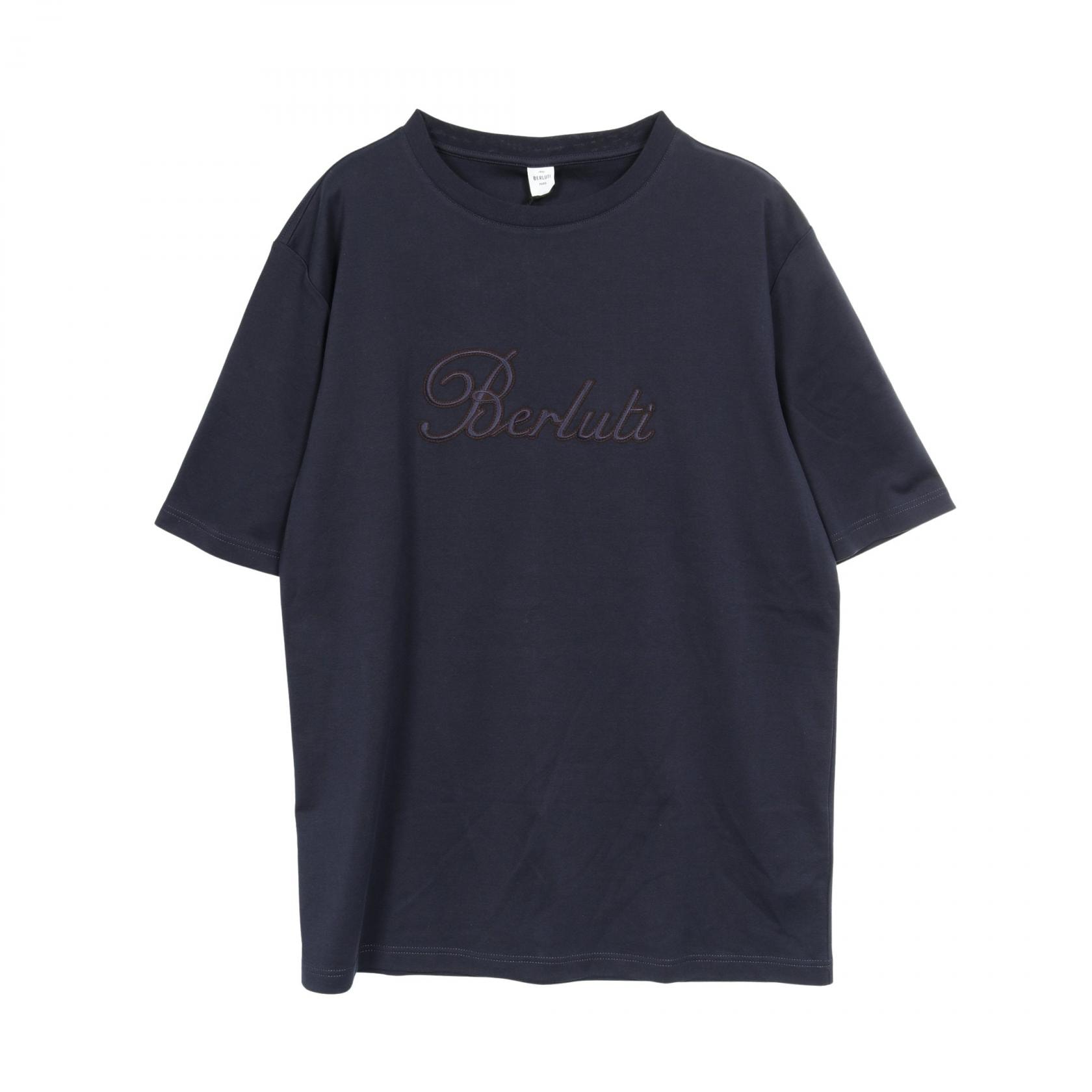 ベルルッティ Berluti カットソー 衣料品 トップス コットン メンズ ネイビー系 【中古】