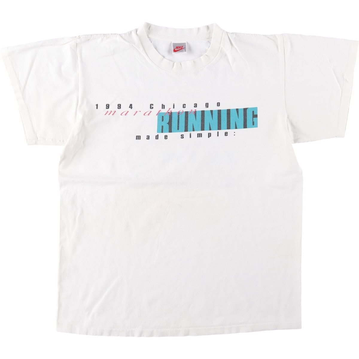 古着 90年代 ナイキ NIKE 銀タグ スポーツプリントTシャツ USA製 メンズL相当 ヴィンテージ/eaa638986