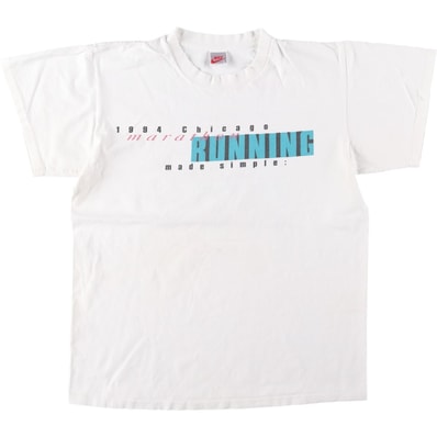 古着 90年代 ナイキ NIKE 銀タグ スポーツプリントTシャツ USA製 メンズL相当 ヴィンテージ/eaa638986
