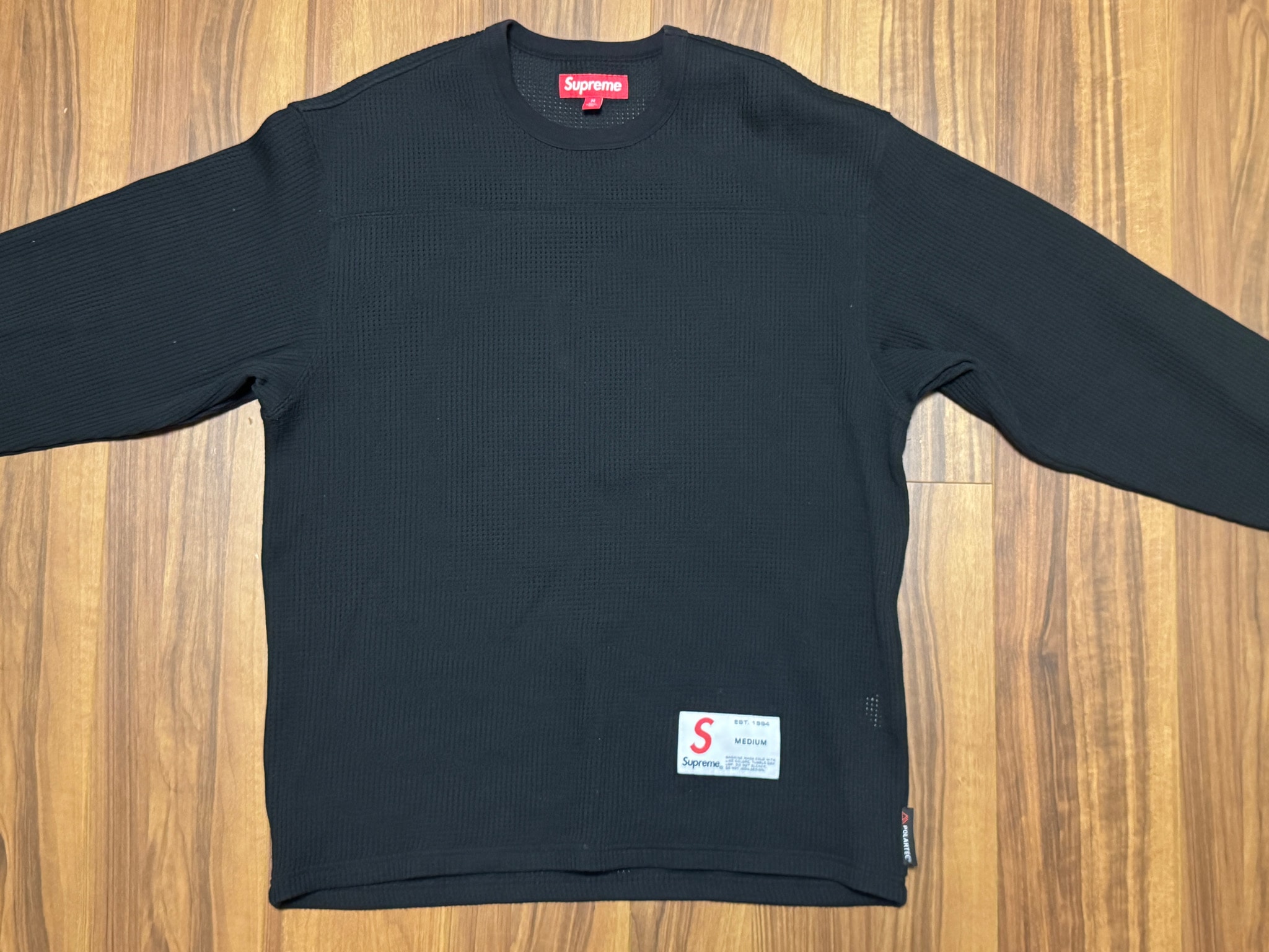 Supreme Polartec Mesh L/S Football Top "Navy"