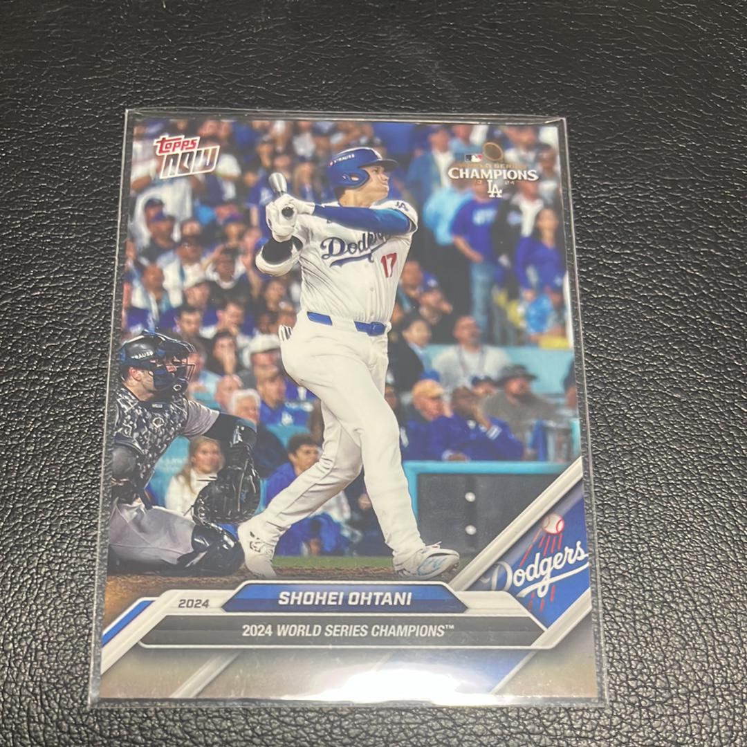 大谷翔平 (2024 MLB トップスナウカード ロサンゼルスドジャース 2024 ワールドシリーズチャンピオンズ)