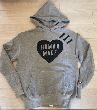 ヒューマン メイド フーディー スウェットシャツ "グレー"