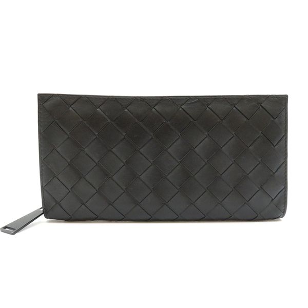 ボッテガヴェネタ  長財布  マキシイントレチャート ラウンドファスナー