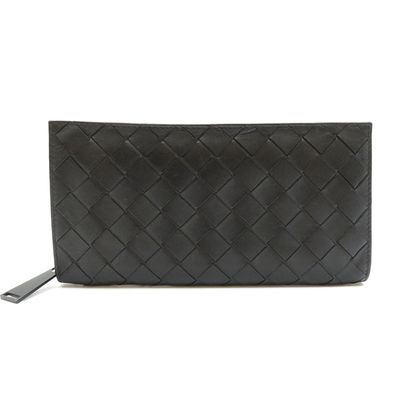 ボッテガヴェネタ 長財布 マキシイントレチャート ラウンドファスナー