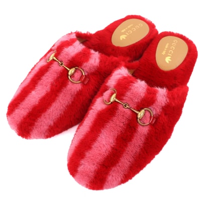 未使用品 グッチ×アディダス
ミュール レッド ピンク レディース 35.5 722442