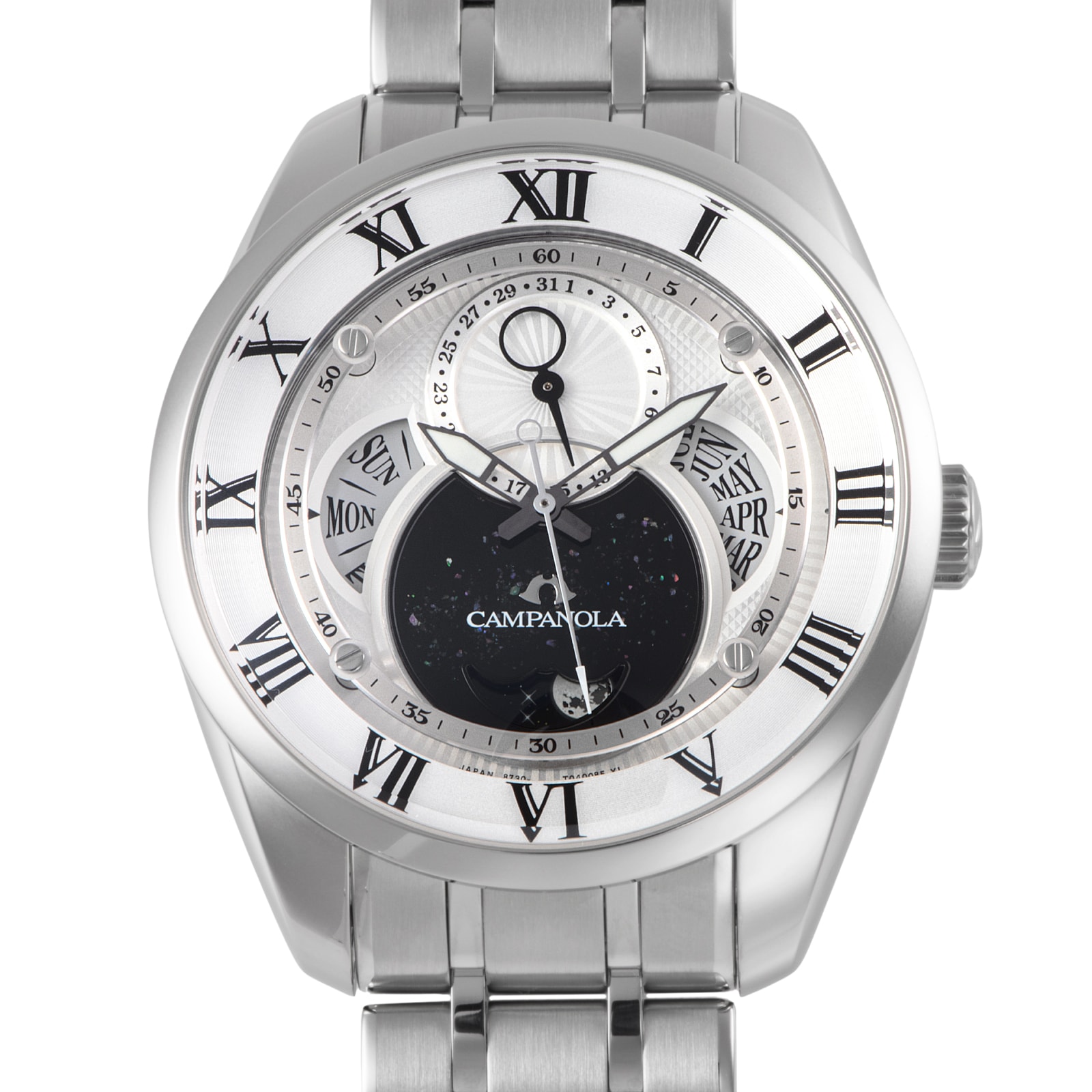 【新品】CITIZEN シチズン 保証書2026年 カンパノラ リングソーラー 天満星(あまみつほし) 漆塗り文字盤 AH7060-53F ステンレススチール【中古】