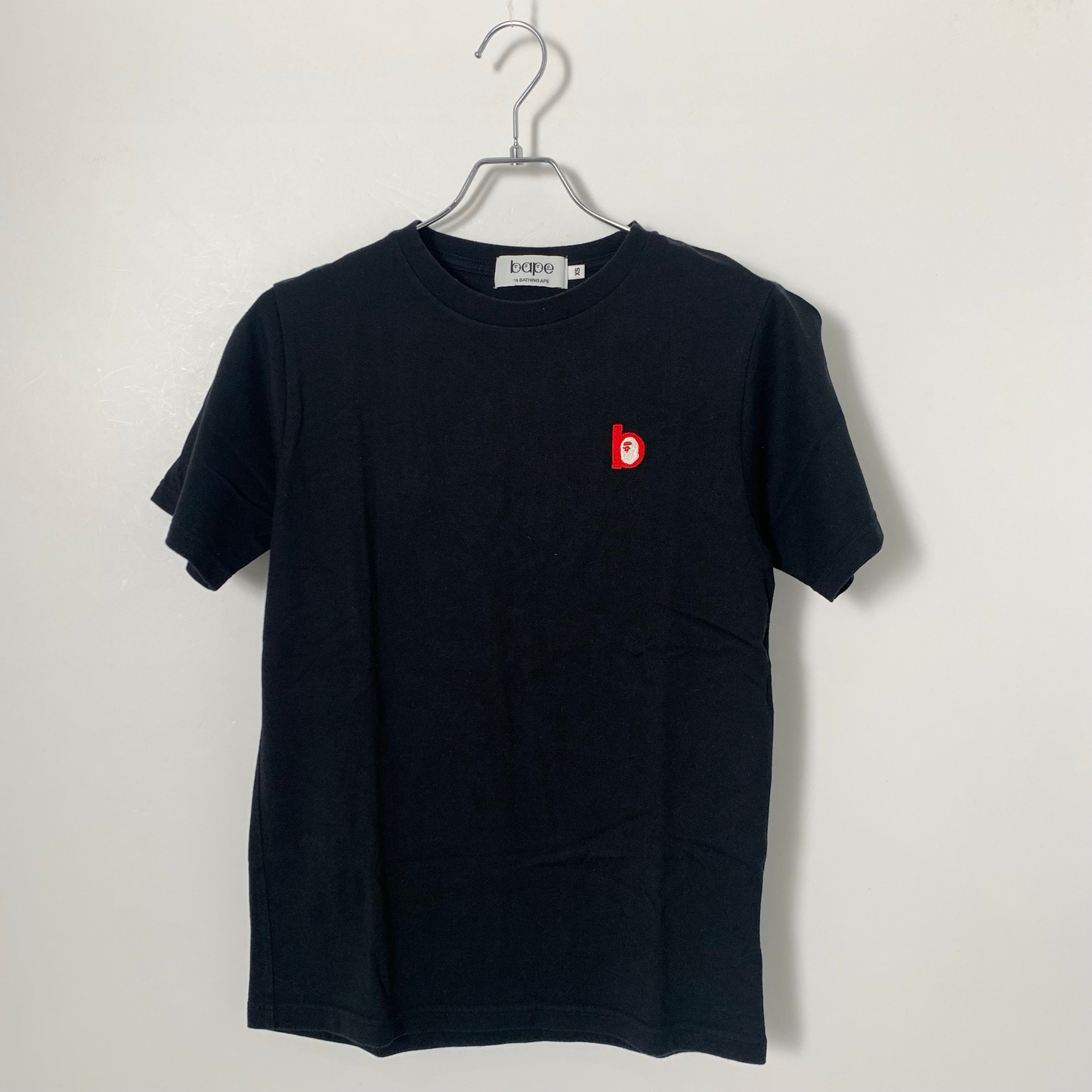 A BATHING APE  B PATCH TEE Black