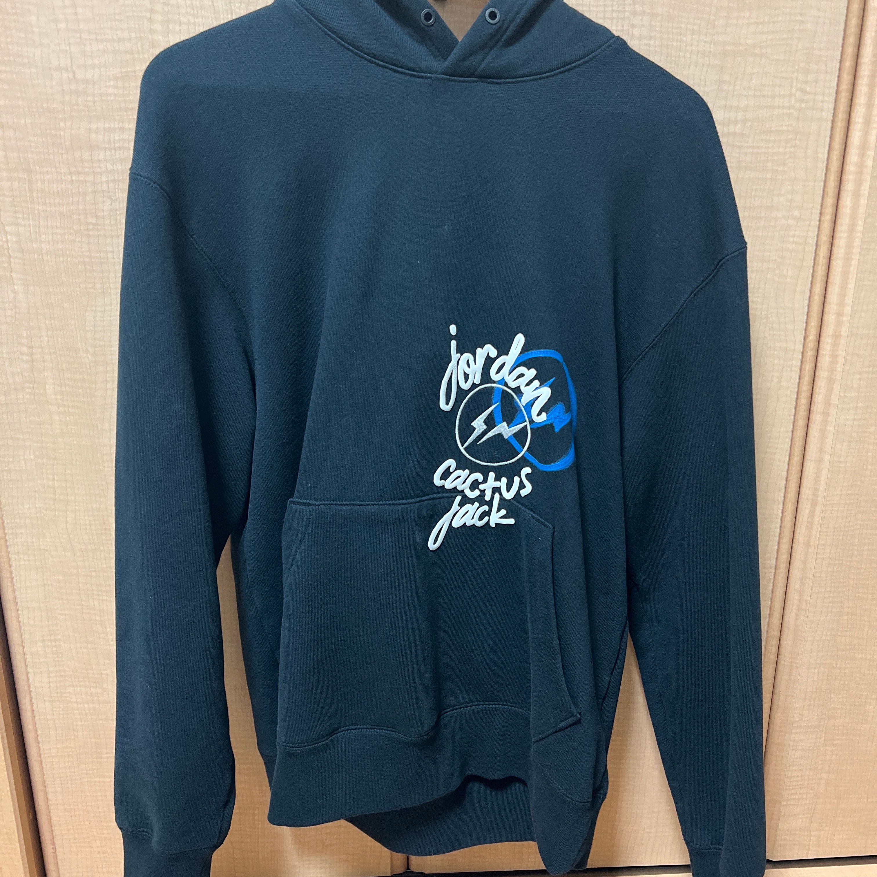 Air Jordan Travis Scott Fragment Hoodie "Black"