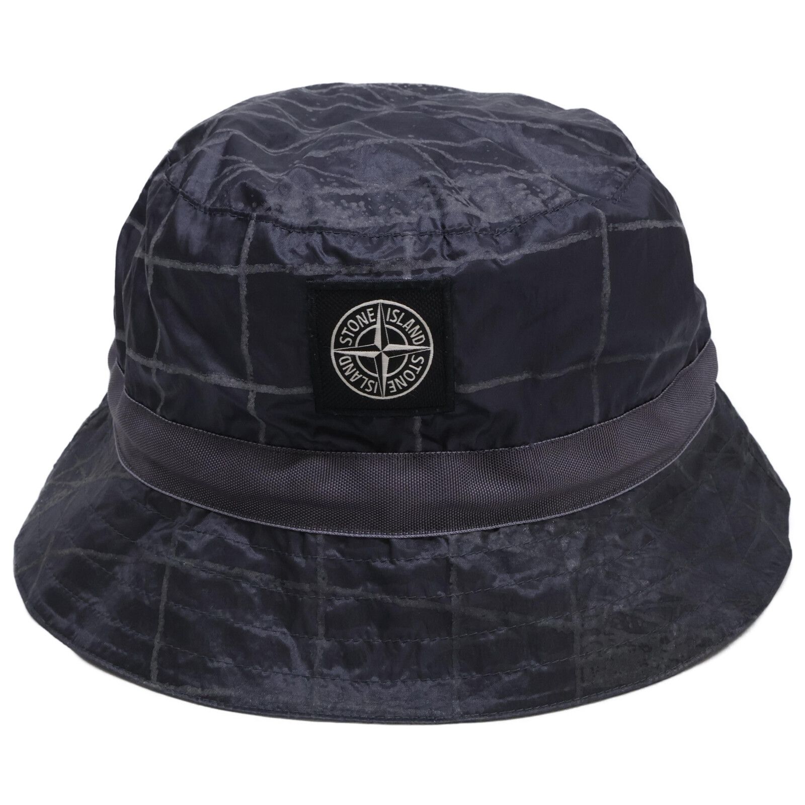 ストーンアイランド 21SS 741599898 ロゴ リフレクティブ グリッド パッカブル バケットハット L