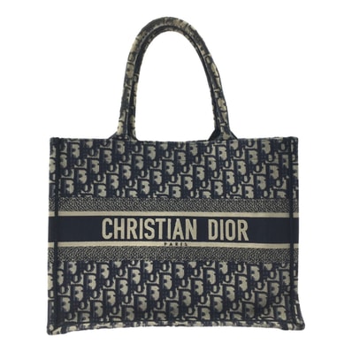 Christian Dior クリスチャンディオール オブリーク ブックトート ネイビー