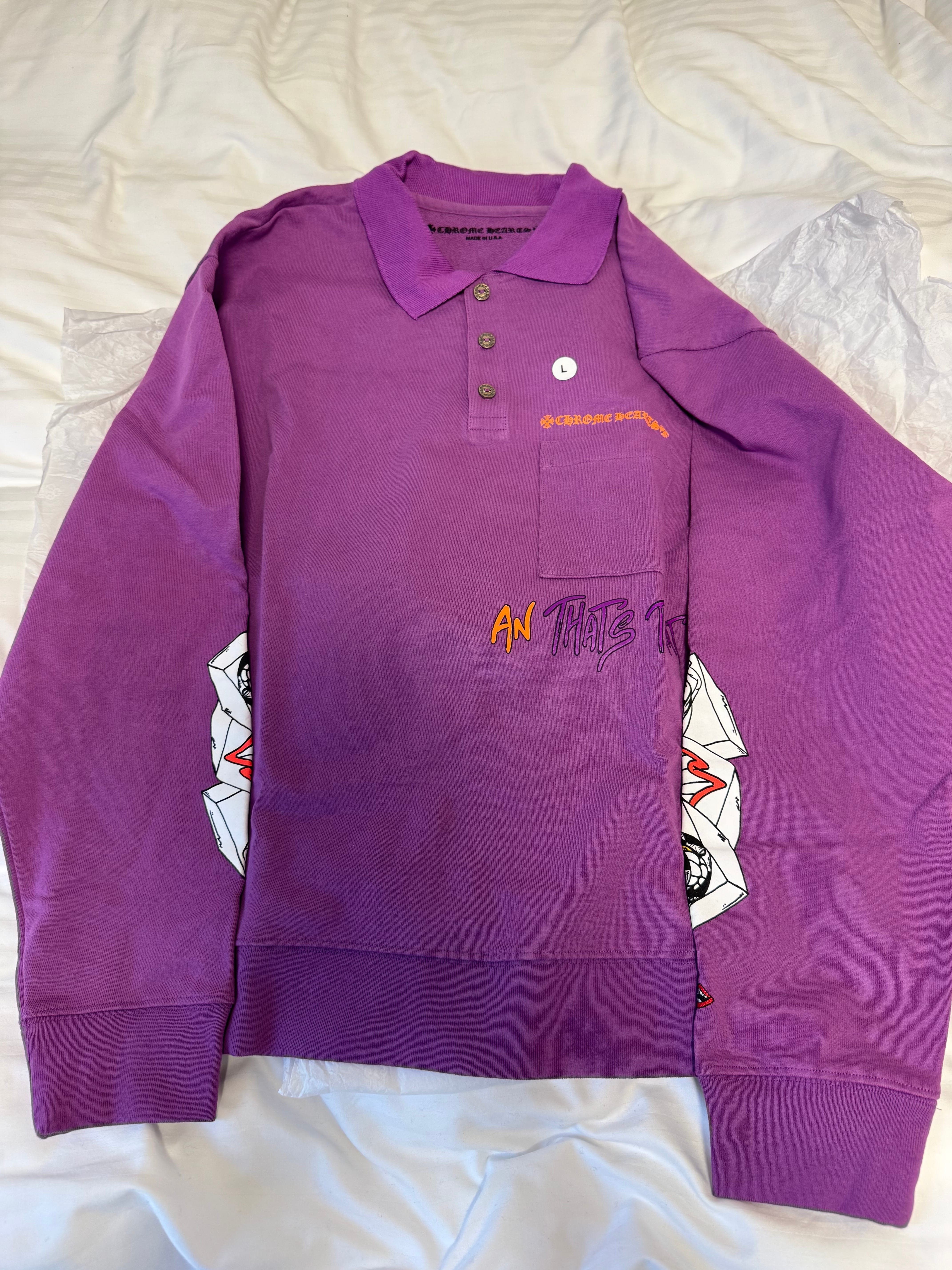 [L] Chrome Hearts Matty Boy Polo Shirt