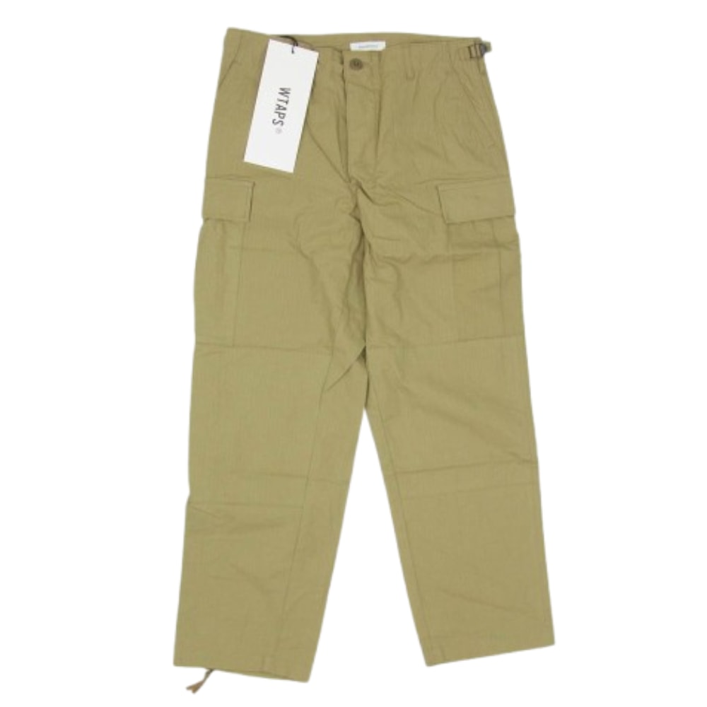 WTAPS ダブルタップス パンツ 21AW 212WVDT-PTM02 WMILL TROUSER 0 TROUSERS NYCO RIPSTOP カーゴ パンツ ブラウン系 X01【新古品】【未使用】【中古】