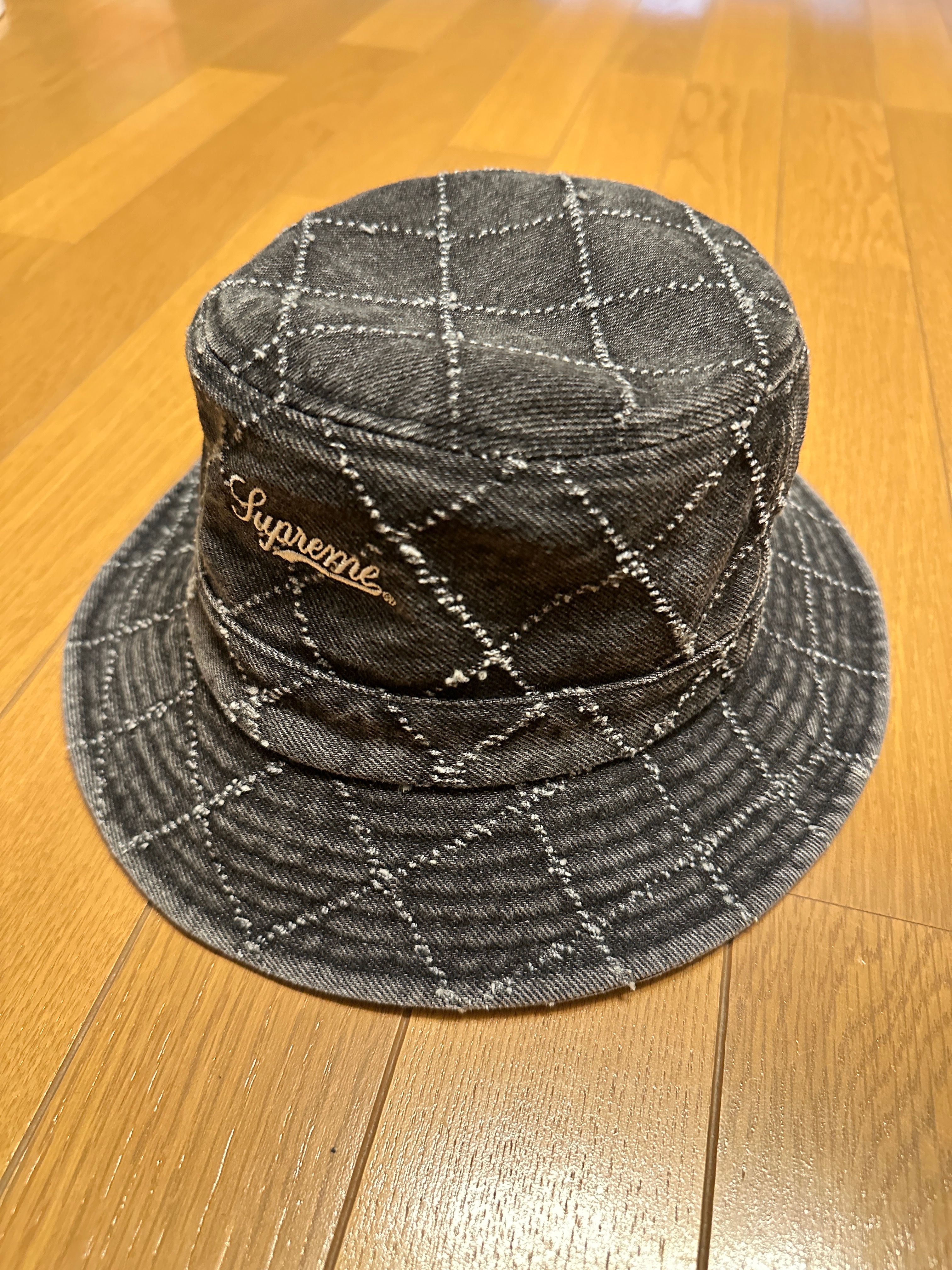 Supreme Punched Denim Crusher "Black"