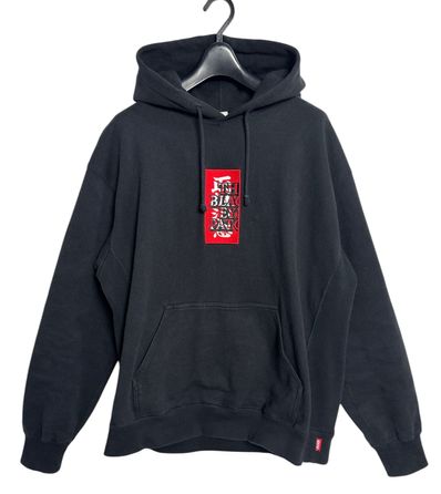 BlackEyePatch HANDLE WITH CARE LABEL HOODIE BlackEyePatch HANDLE WITH CARE LABEL HOODIE