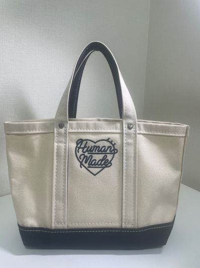 HUMAN MADE Heavy Canvas Tote Small "Navy"