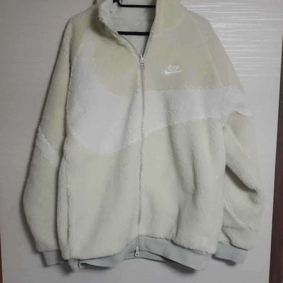 Nike Big Swoosh Boa Jacket "Light Bone/Sail"