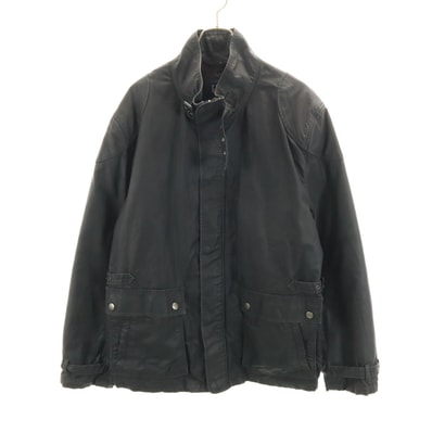 GAP ギャップ コーティング加工 ジャケット XL チャコールブラック 中綿