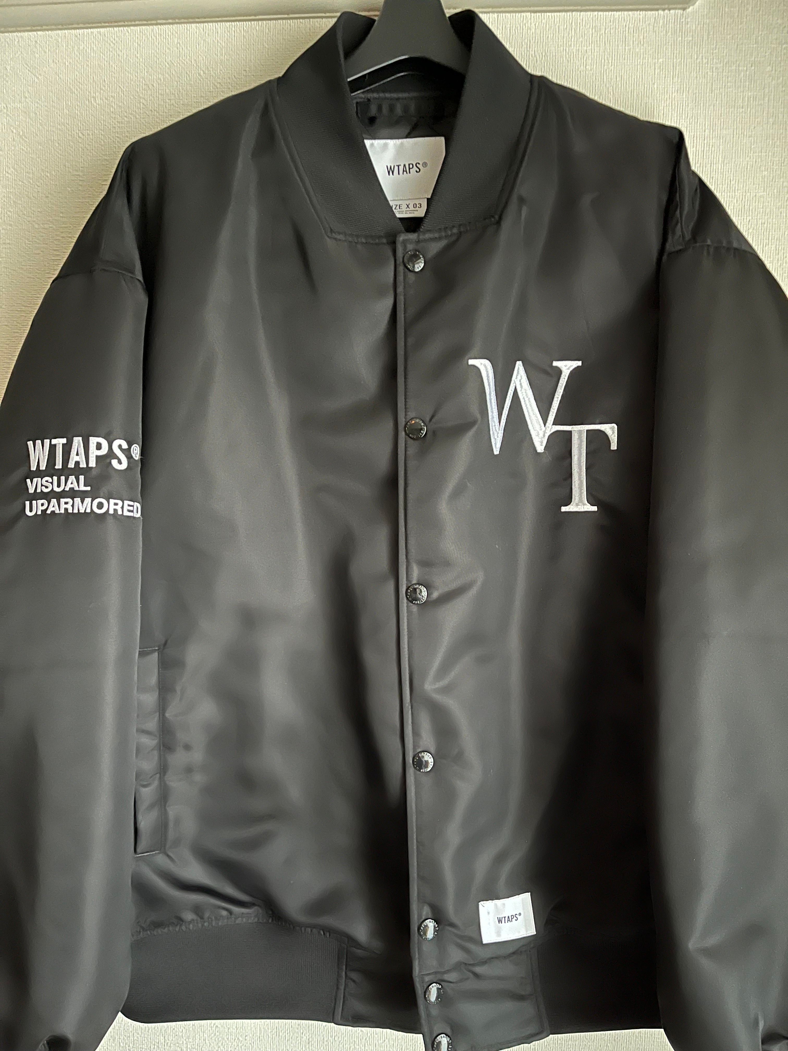 Wtaps Team / Jacket / Nylon. Twill. League "Black"