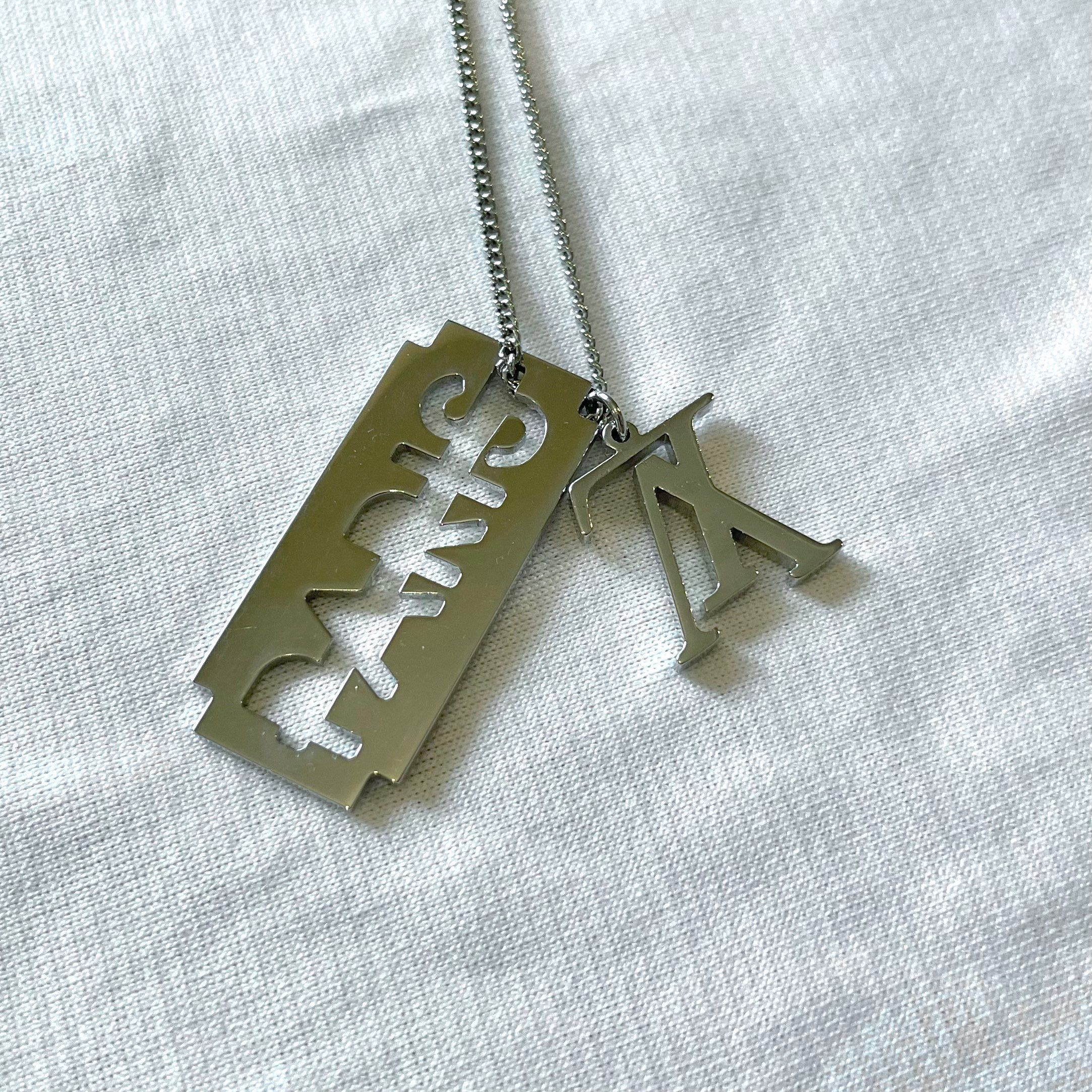 Louis Vuitton Charm For Gentleman Necklace "Silver"