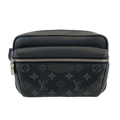 LOUIS VUITTON ルイ・ヴィトン バムバッグ・アウトドア ウエストバッグ M30245 モノグラムエクリプス タイガラマ ブラック メンズ【中古】