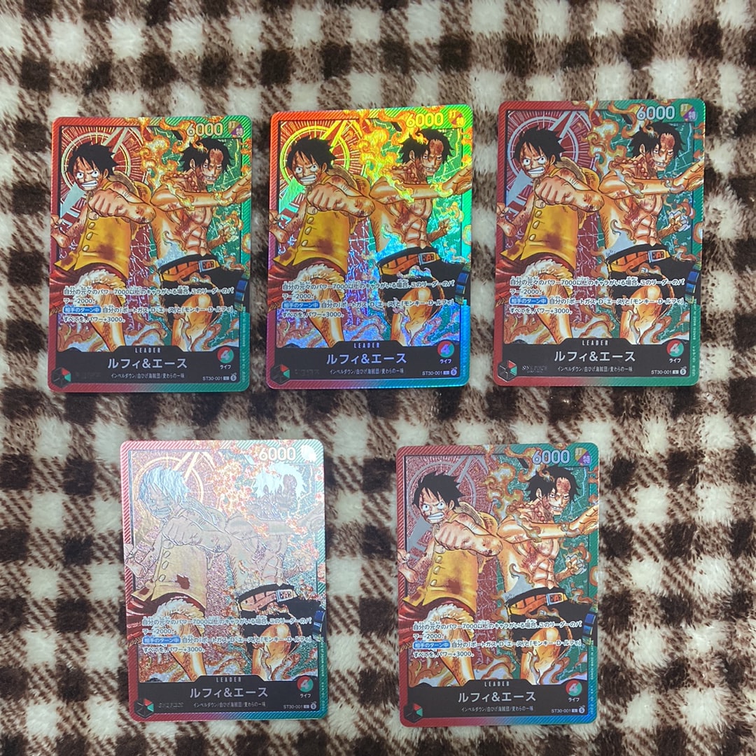 ルフィ&エース L [ST30-001](スタートデッキEX「ルフィ&エース」)