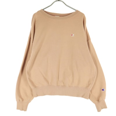 Champion チャンピオン ワンポイントロゴ 長袖 スウェット M ピンク