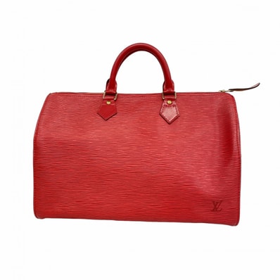【6dd4511】ルイヴィトン ハンドバッグ エピ スピーディ35 M42997 カスティリアンレッド【中古】レディース