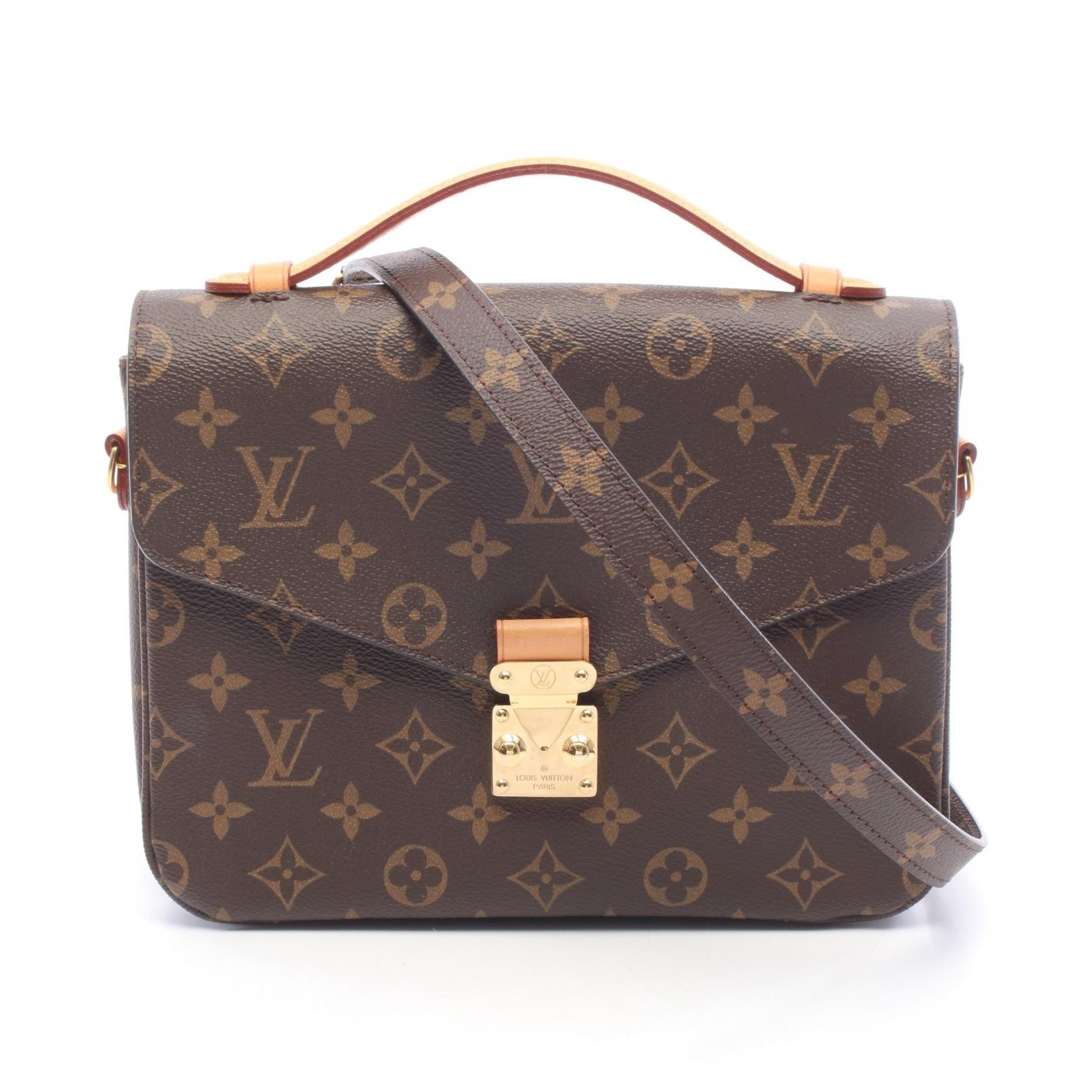 ルイ・ヴィトン LOUIS VUITTON ポシェット メティス MM 2WAY ハンドバッグ バッグ PVCコーティングキャンバス レザー モノグラム レディース ブラウン系 M44875 【中古】