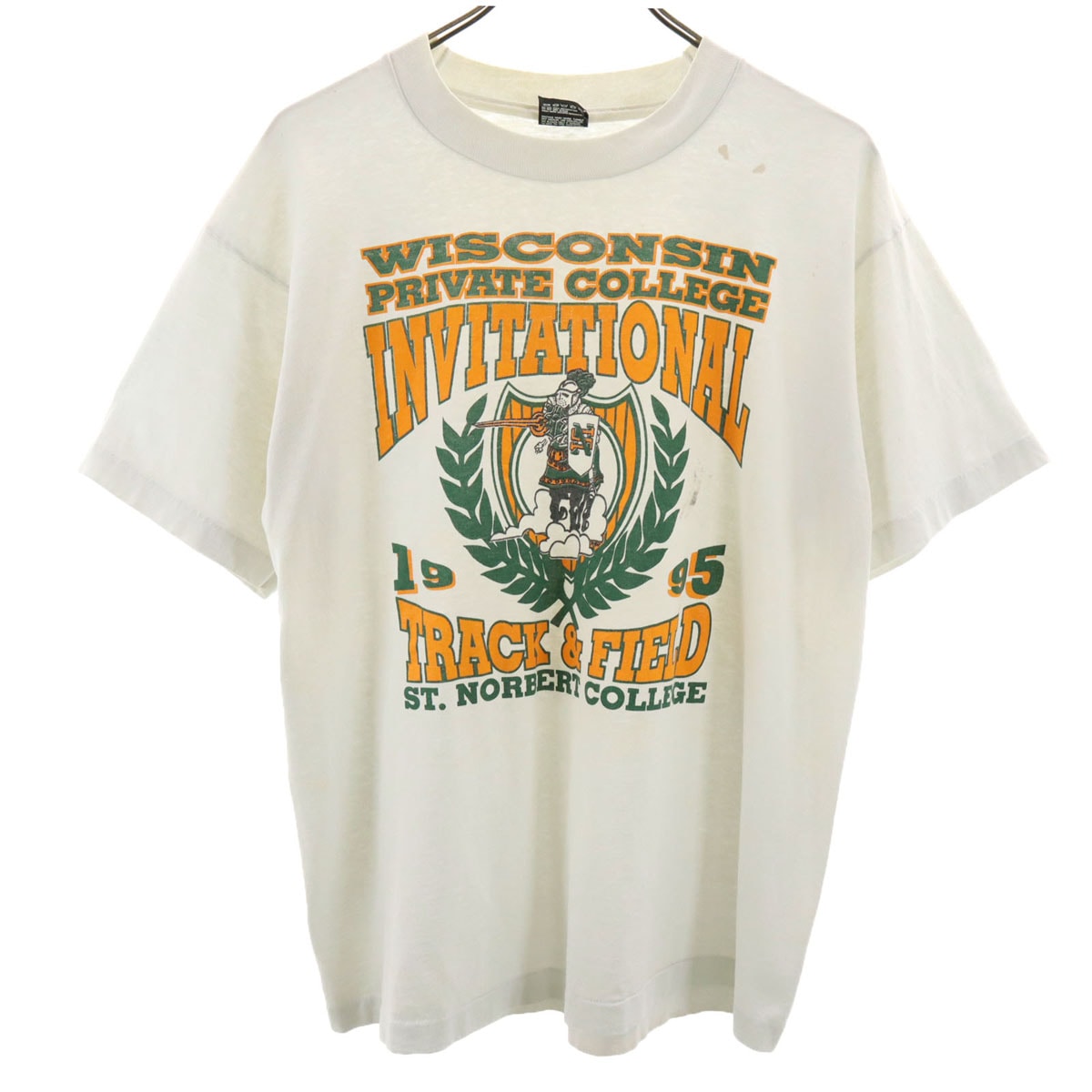 FRUIT OF THE LOOM フルーツオブザルーム 90s USA製 オールド 半袖 BEST Tシャツ L ホワイト系 シングルステッチ