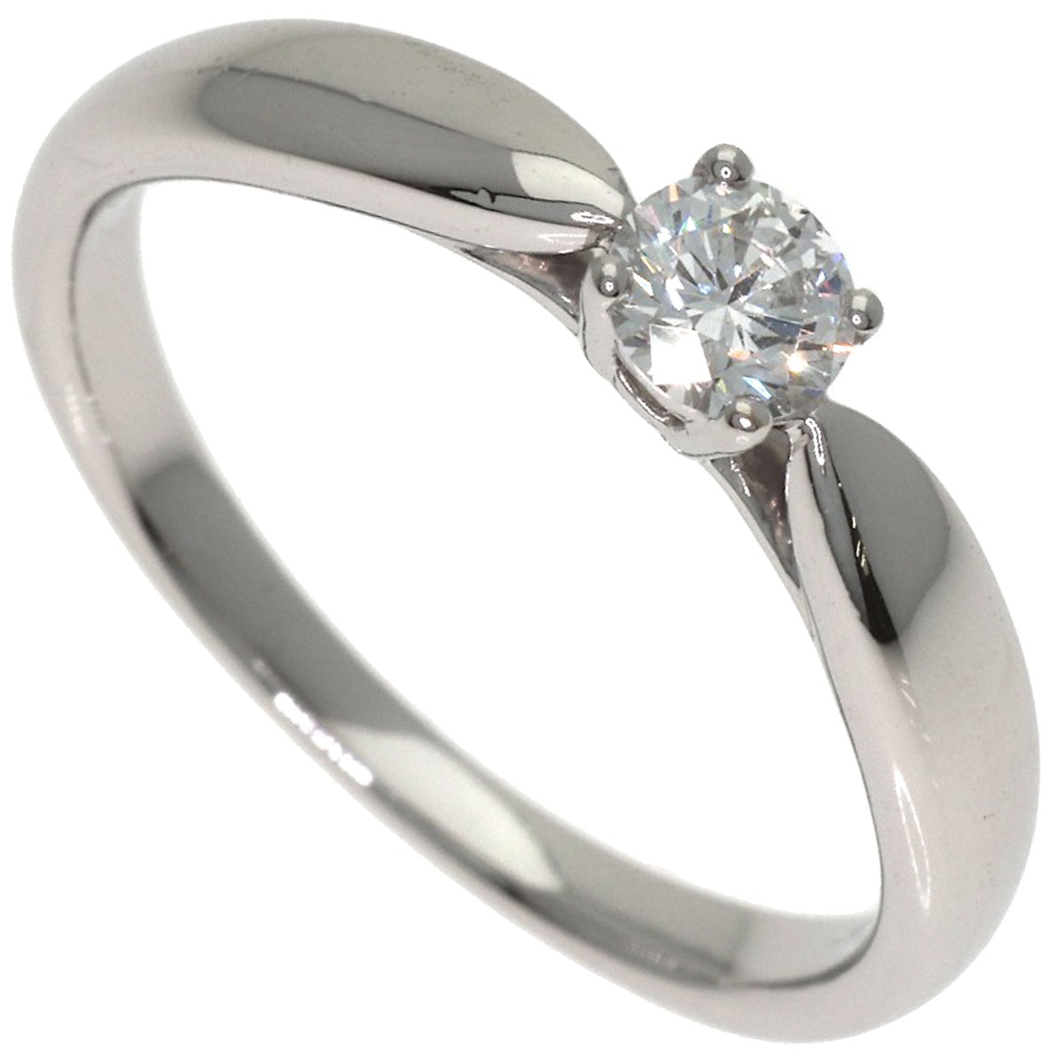 TIFFANY&Co. ティファニー ハーモニー ソリティア 1P ダイヤモンド リング・指輪 PT950 レディース [中古]