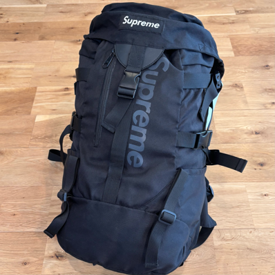 【極希少】Supreme Backpack Black 07FW ブラック 黒 バックパック リュックサック 初期 デイパック