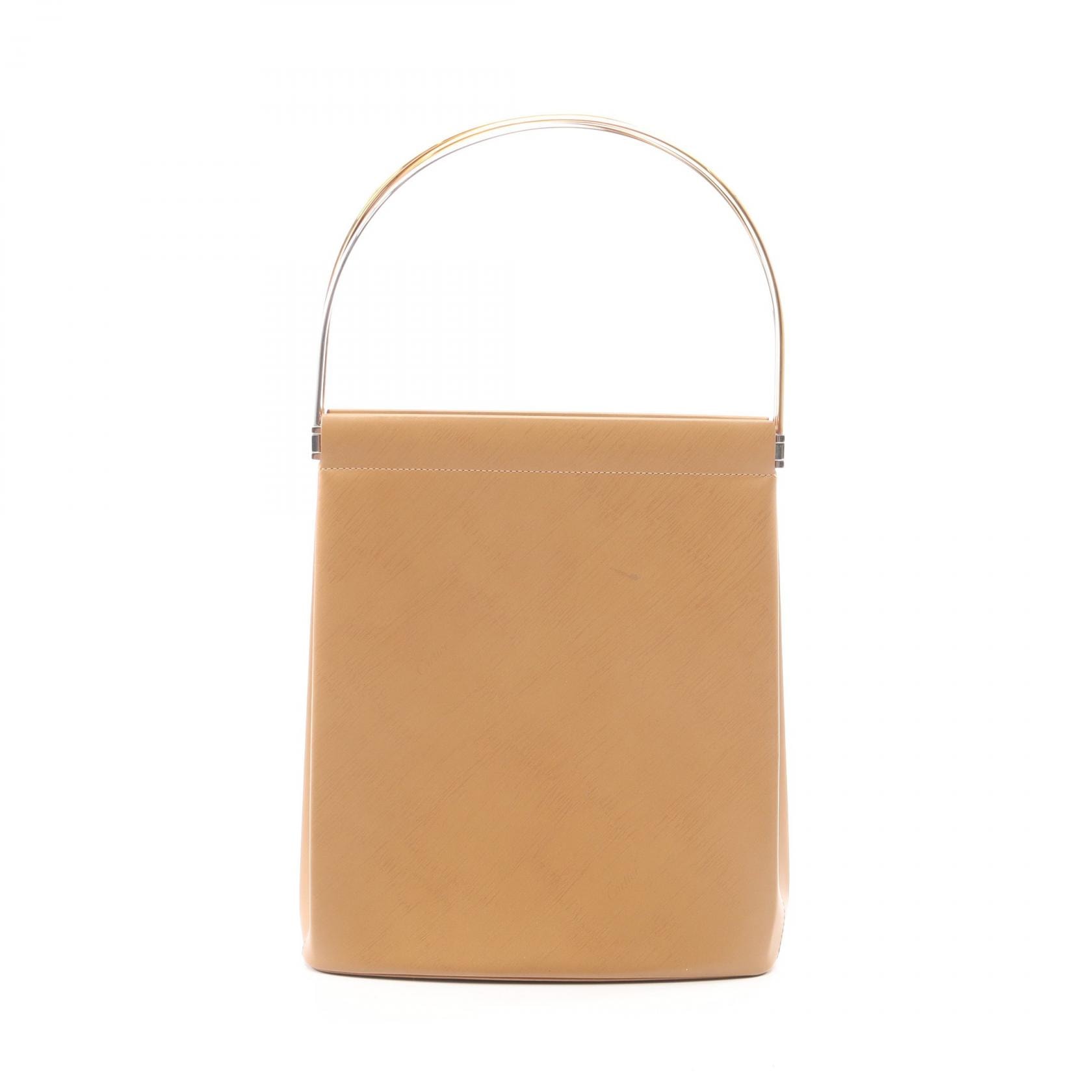 カルティエ CARTIER トリニティ ハンドバッグ バッグ レザー レディース ベージュ系 【中古】