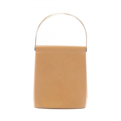 カルティエ CARTIER トリニティ ハンドバッグ バッグ レザー レディース ベージュ系 【中古】