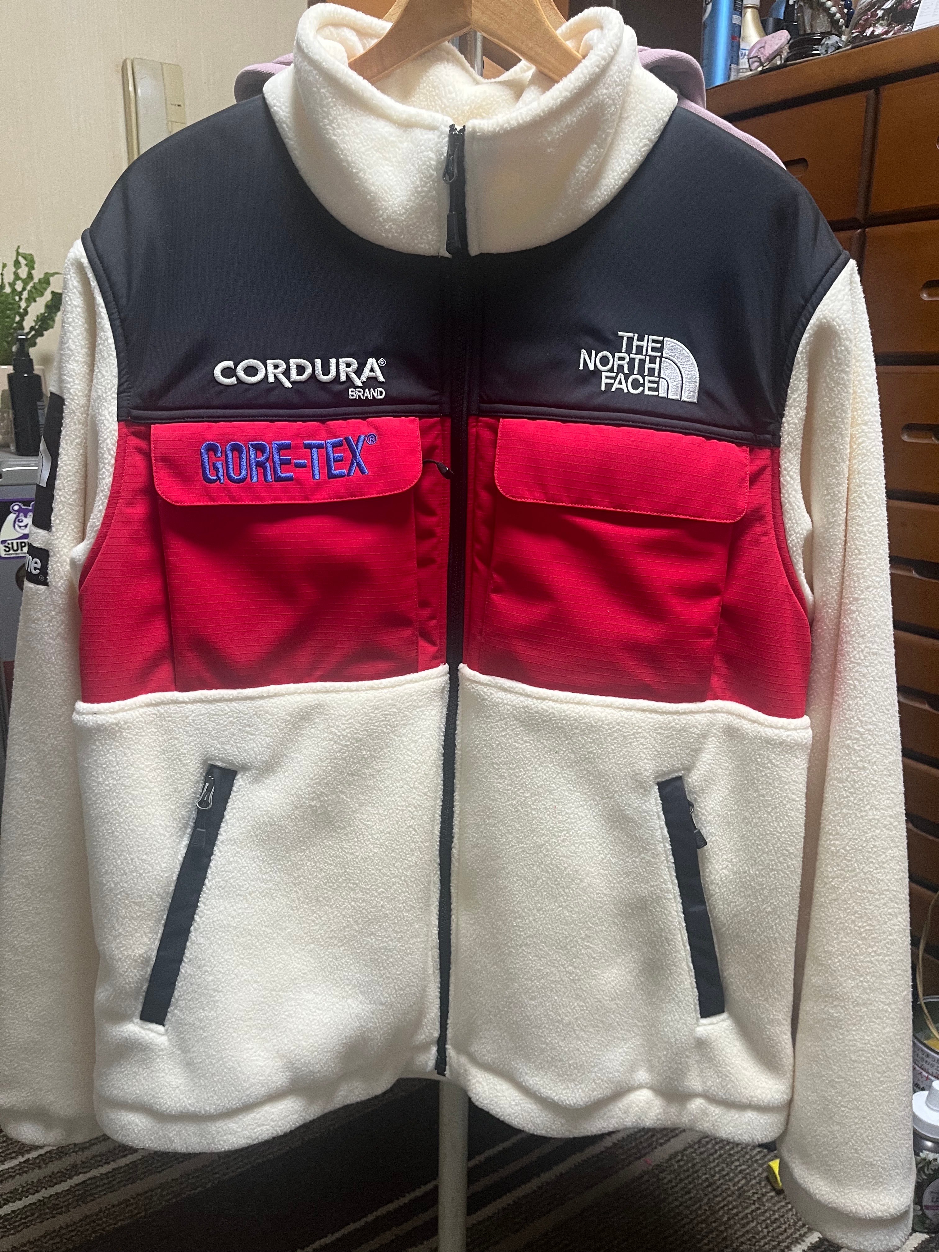 Supreme x The North Face Expedition Fleece Jacket "White"