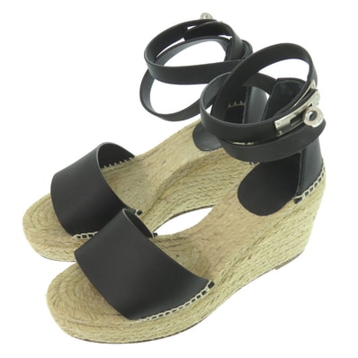 エルメス ティポリ エスパドリーユ ケリーストラップ ウェッジソ