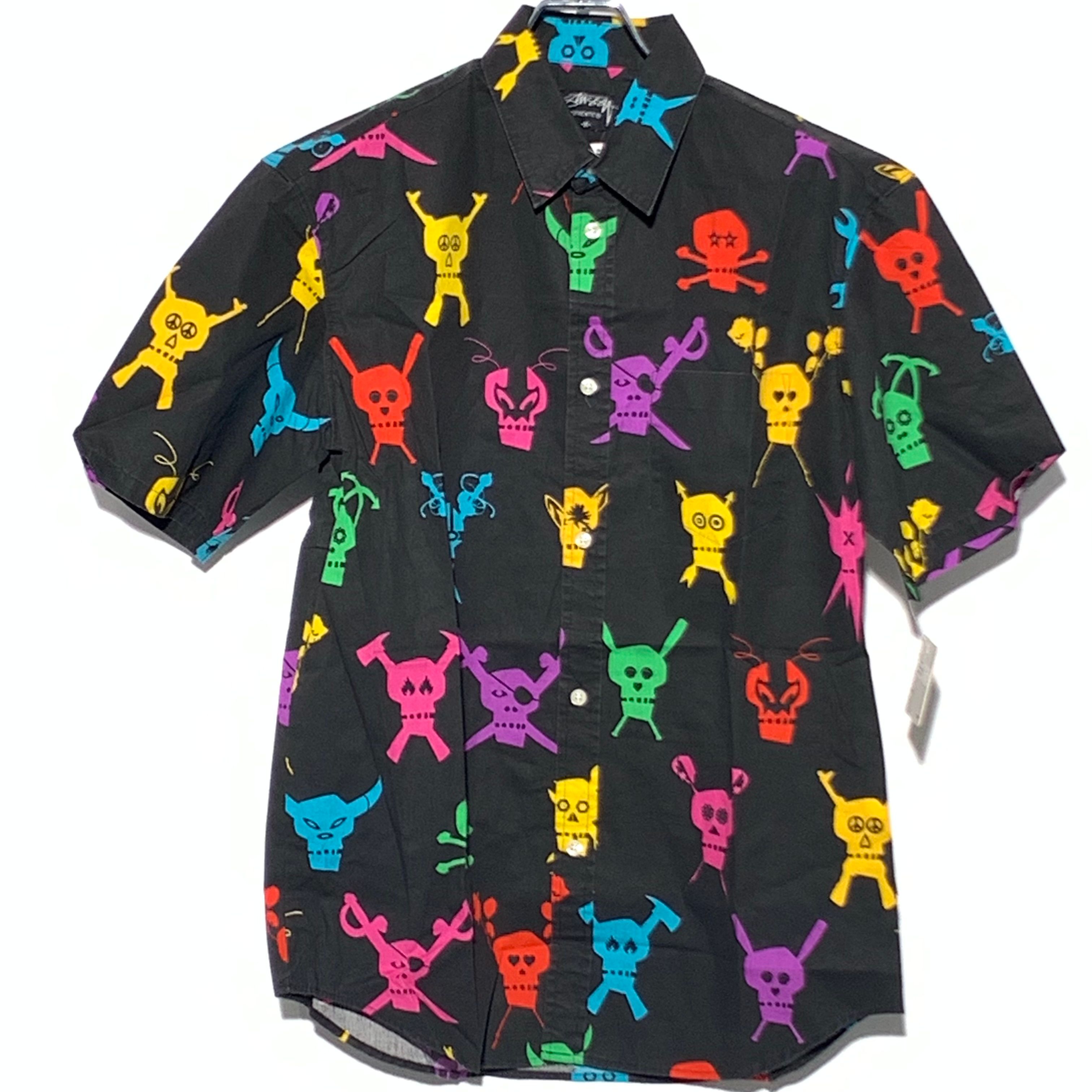 08SS Futura Skullacons Shirt 半袖シャツ ブラック