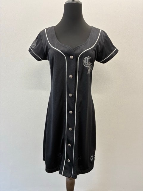 【Chrome Hearts】ドレス「ベースボール」ブラックメッシュ