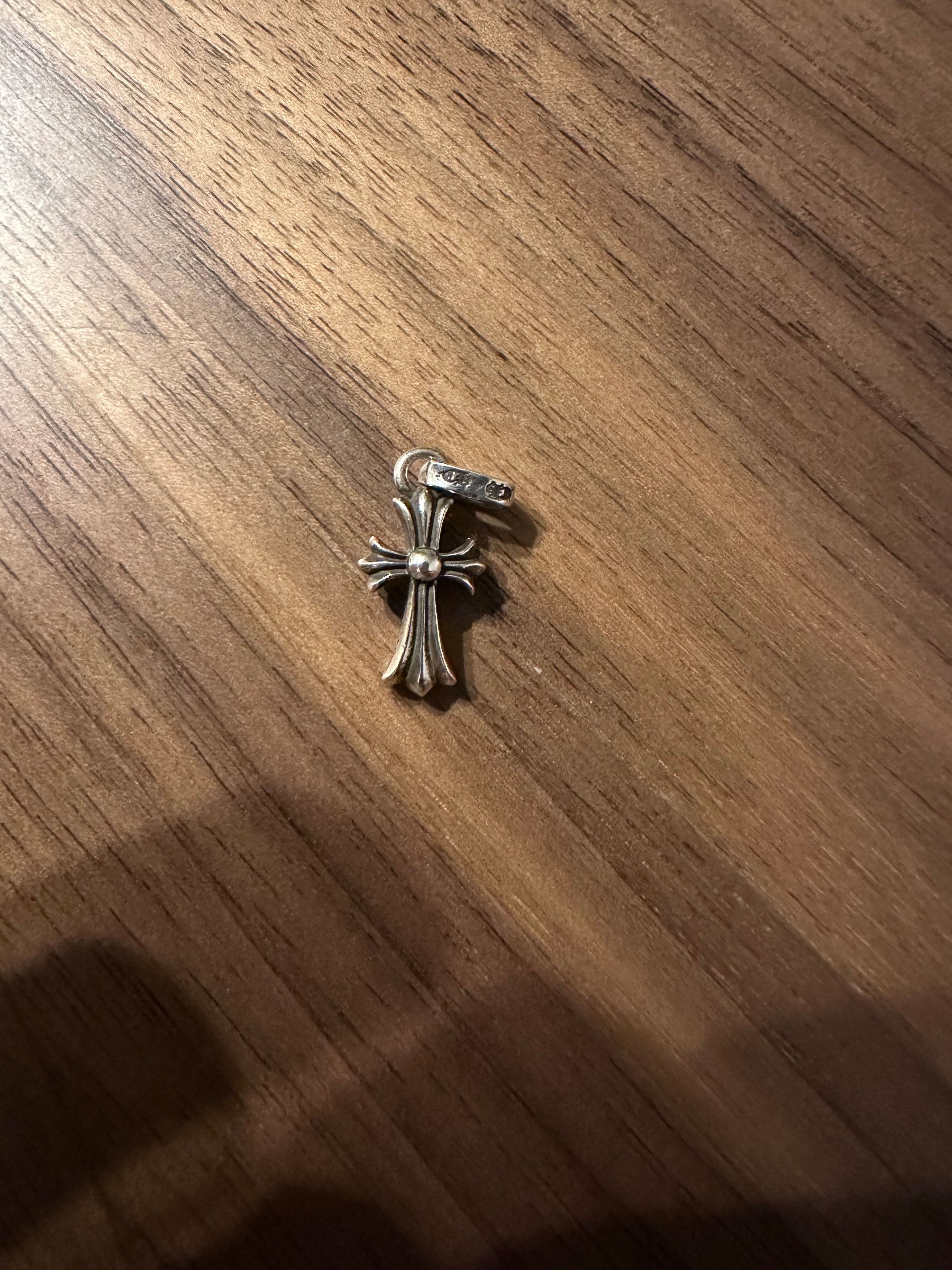 Chrome Hearts CH Cross Baby Fat Charm "Silver"