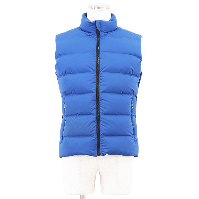 エルメス ダウンベスト メンズ ブルー M HERMES