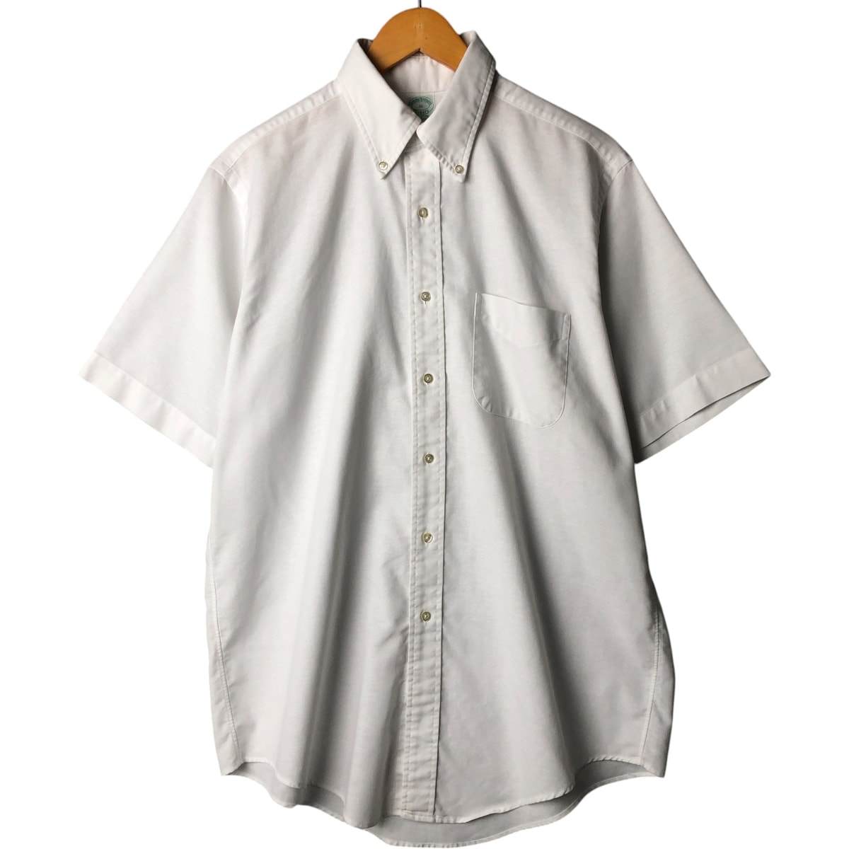 古着 90年代 ブルックスブラザーズ Brooks Brothers MAKERS 半袖 ボタンダウンシャツ USA製 メンズL相当 ヴィンテージ/eaa570848