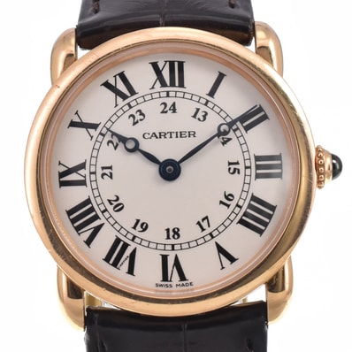 カルティエ CARTIER W6800151 ロンド ルイ シルバー クォーツ レディース 美品 腕時計 I#147809