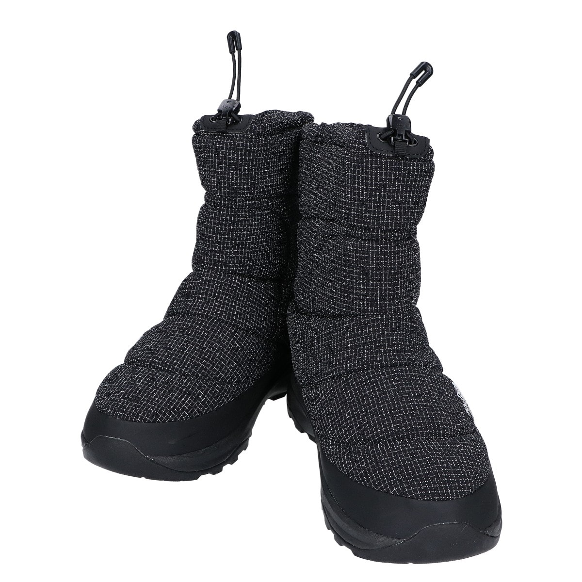 ノースフェイス 美品 NF52470 ブラックxブラック ウォータープルーフ VII ダイニーマ ヌプシブーティ 28cm