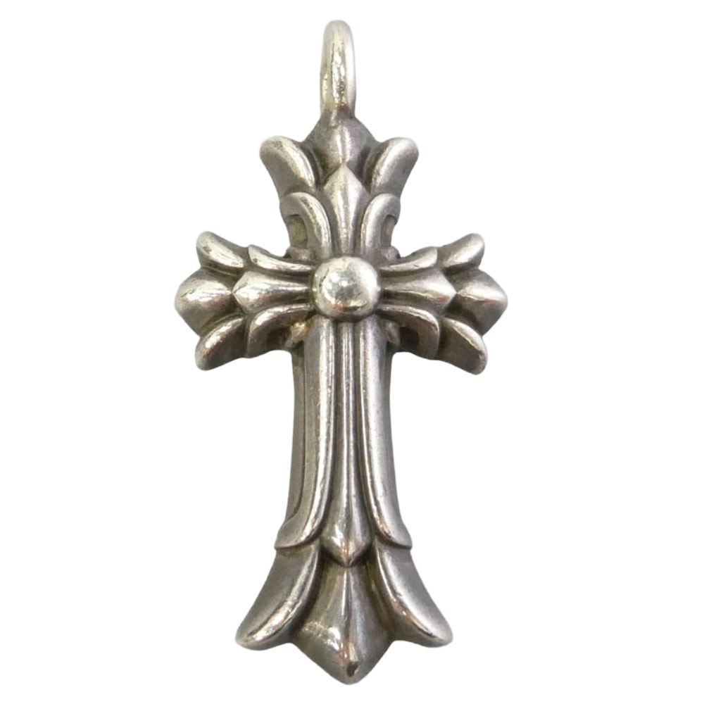 Chrome Hearts Double CH Cross Charm "Silver"