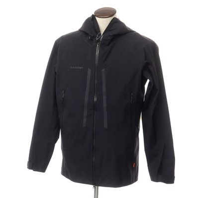 【中古】マムート Mammut ナイロン マウンテンパーカー ブラック【サイズL】【メンズ】