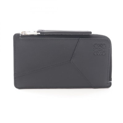 ロエベ LOEWE パズル ロング コインカードホルダー コインケース 財布 レザー メンズ ブラック系 C510G17X051100 【新品】