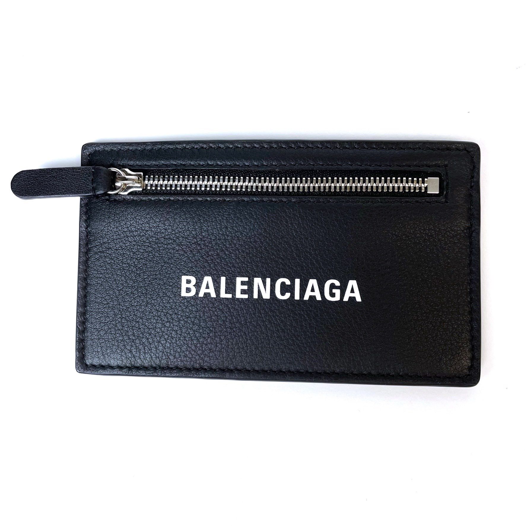 BALENCIAGA Everyday Long Card Holder "Black"