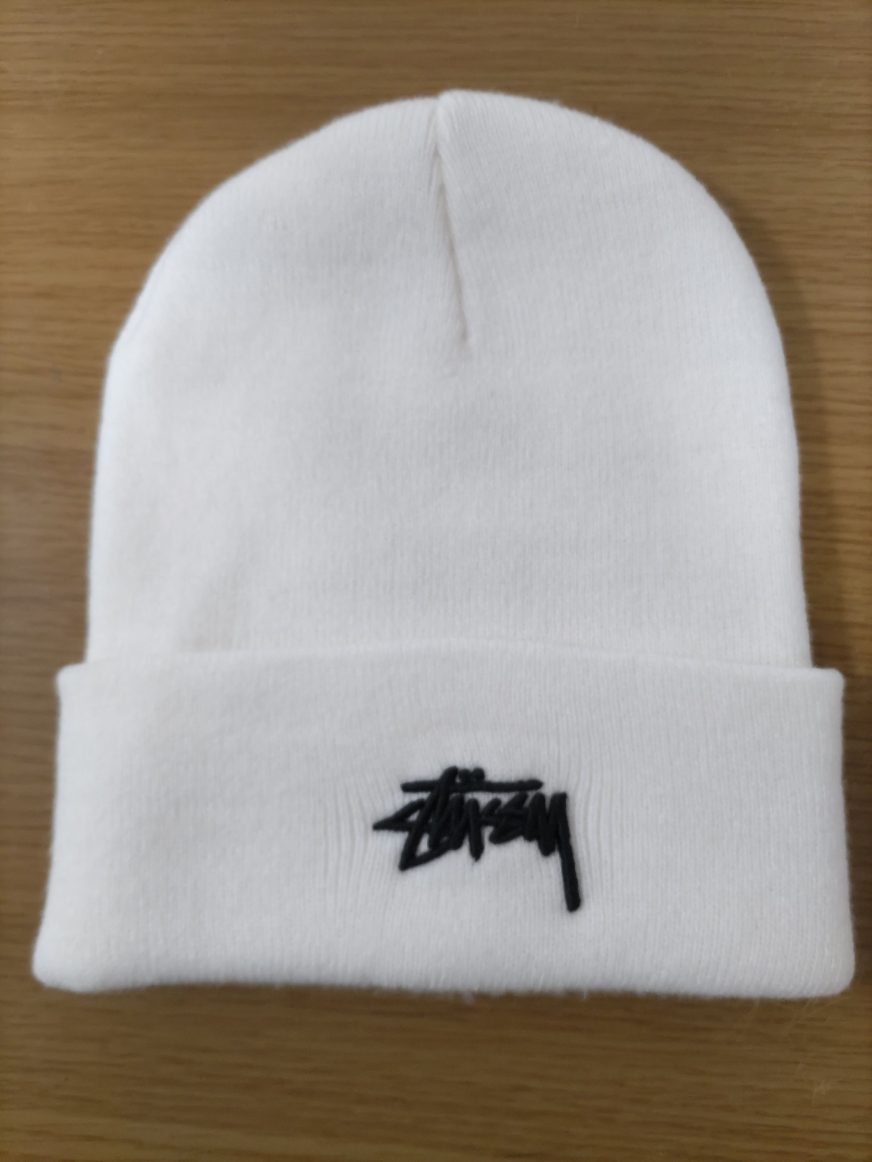 Stussy × Nike NRG Cuffed Beanie "White"